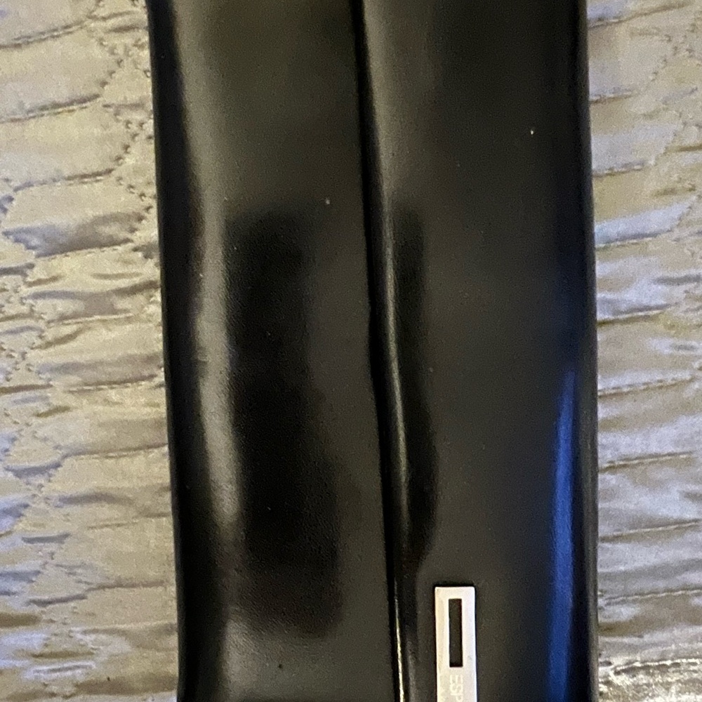 ESPRIT Vintage black leather wallet - used condition